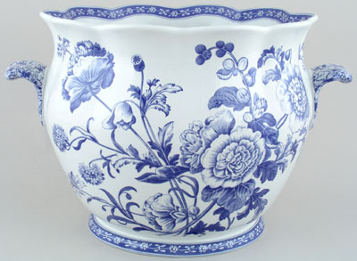 Cache Pot or Jardiniere British Flowers